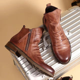 Paulo - Botas Chelsea em Couro