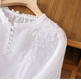 Cassiana - Blusa de Algodão e Linho