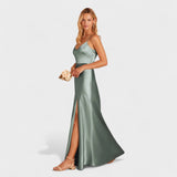 Lúcia - Vestido comprido Satin