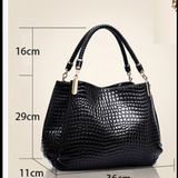 Lusso Milano - Bolsas de Crocodilo para Ombro