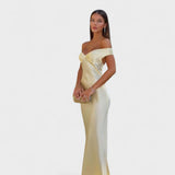 Bárbara - Vestido Maxi em Cetim