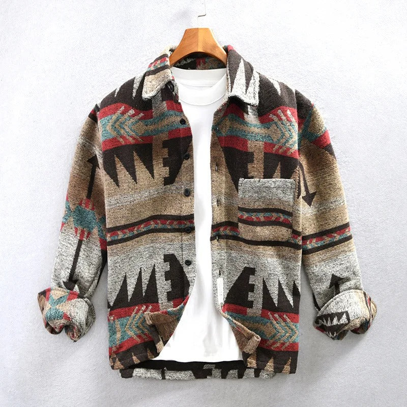 Camisa - Mistura de Flanela Corte Longo