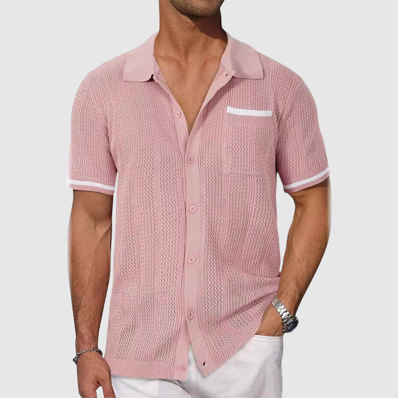 Camisa - Gola Camp Contrastante