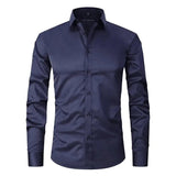 Camisa - Mistura Poliéster Sem Rugas