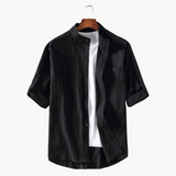 Camisa - Gola Mandarim Elegante