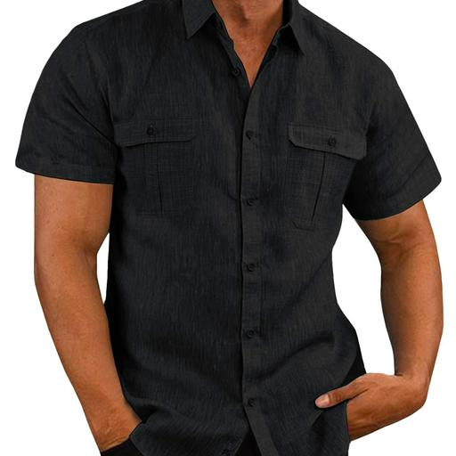 Camisa - Manga Curta Dois Bolsos