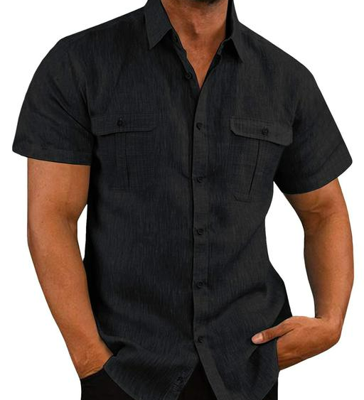 Camisa - Manga Curta Dois Bolsos