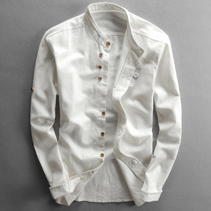 Camisa - Gola Alta Botão Vintage