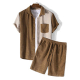 Conjunto de Duas Peças - Camisa Waffle