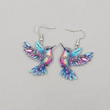 Brincos Dangle Beija-flor