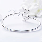 Anel Ajustável de Beija-flor com Diamante de Strass