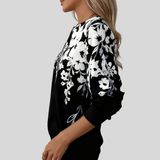 Crimson™ | Sweatshirt com Estampado de Flores