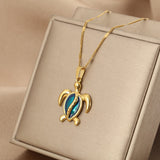 Colar de Tartaruga Azul Ocean Dreams