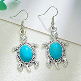 Conjunto de Joias Tartaruga Turquesa