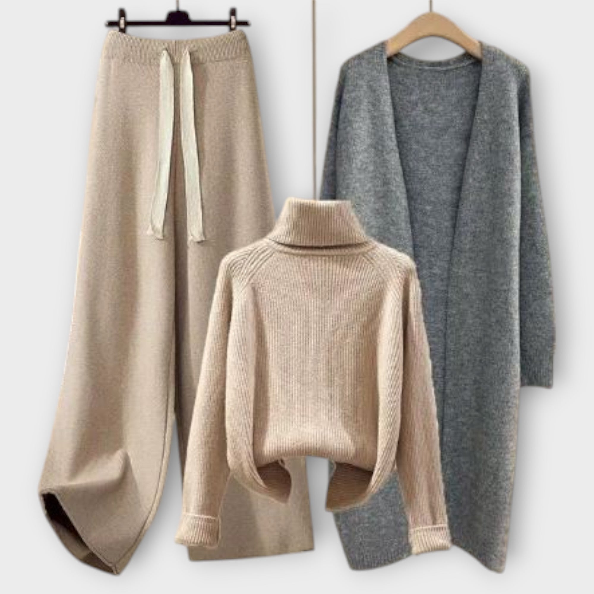 Flair - Conjunto casual de 3 peças