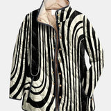 Paula | Casaco Matelassado Gráfico Zebra Sylvie