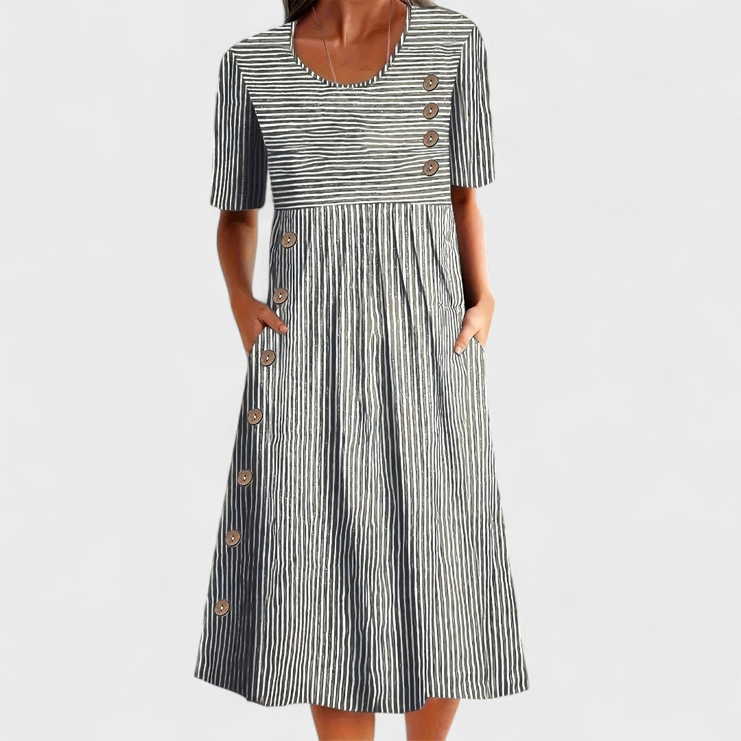 Sofia - Vestido de verão às riscas