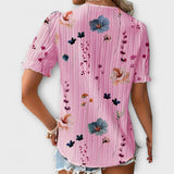 Emília - Blusa com decote em V