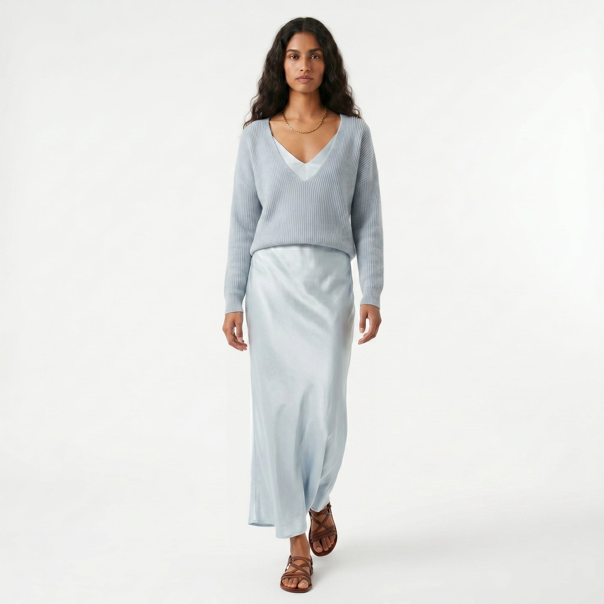 Matilde - Conjunto Vestido e Camisola Malha
