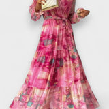 Luísa - Vestido Floral de Envolver