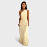Aurélia - Vestido comprido de cetim