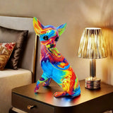 Abajur Colorido Chihuahua para Mesa