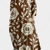 Ana - Vestido Fluido com Estampa