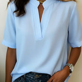 Madalena - Blusa Elegante com Decote em V