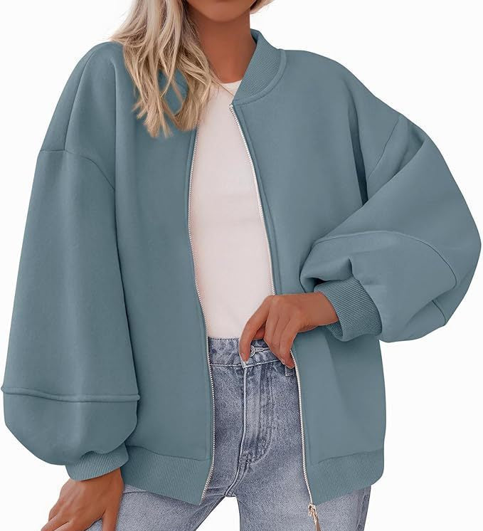 Matilde | Sweatshirt com Fecho e Manga Comprida