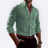 Artur - Camisa Clássica às Riscas