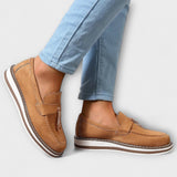Ines - Mocassins casuais com biqueira redonda