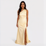 Aurélia - Vestido comprido de cetim