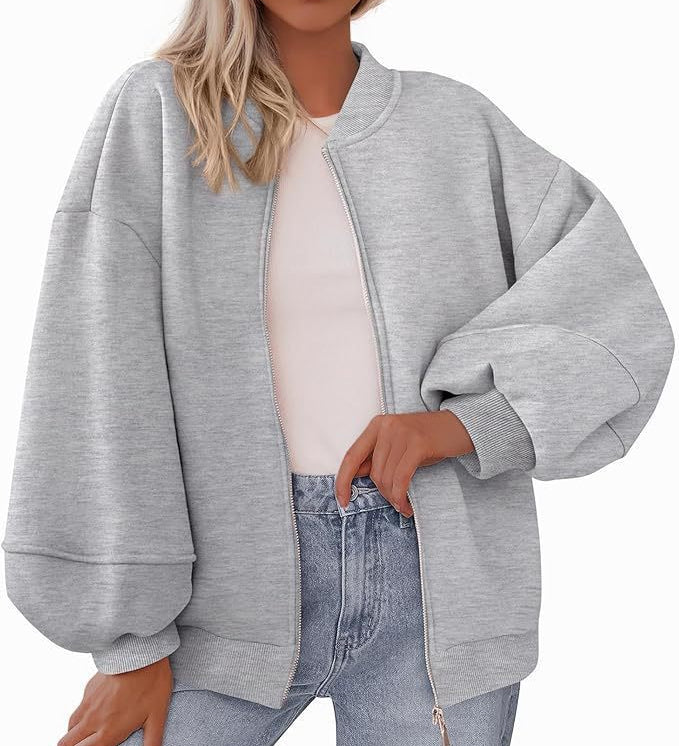 Matilde | Sweatshirt com Fecho e Manga Comprida
