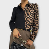 Valentina - Blusa de leopardo simples