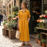 Moda Lusitana - Vestido Elegante em Linho