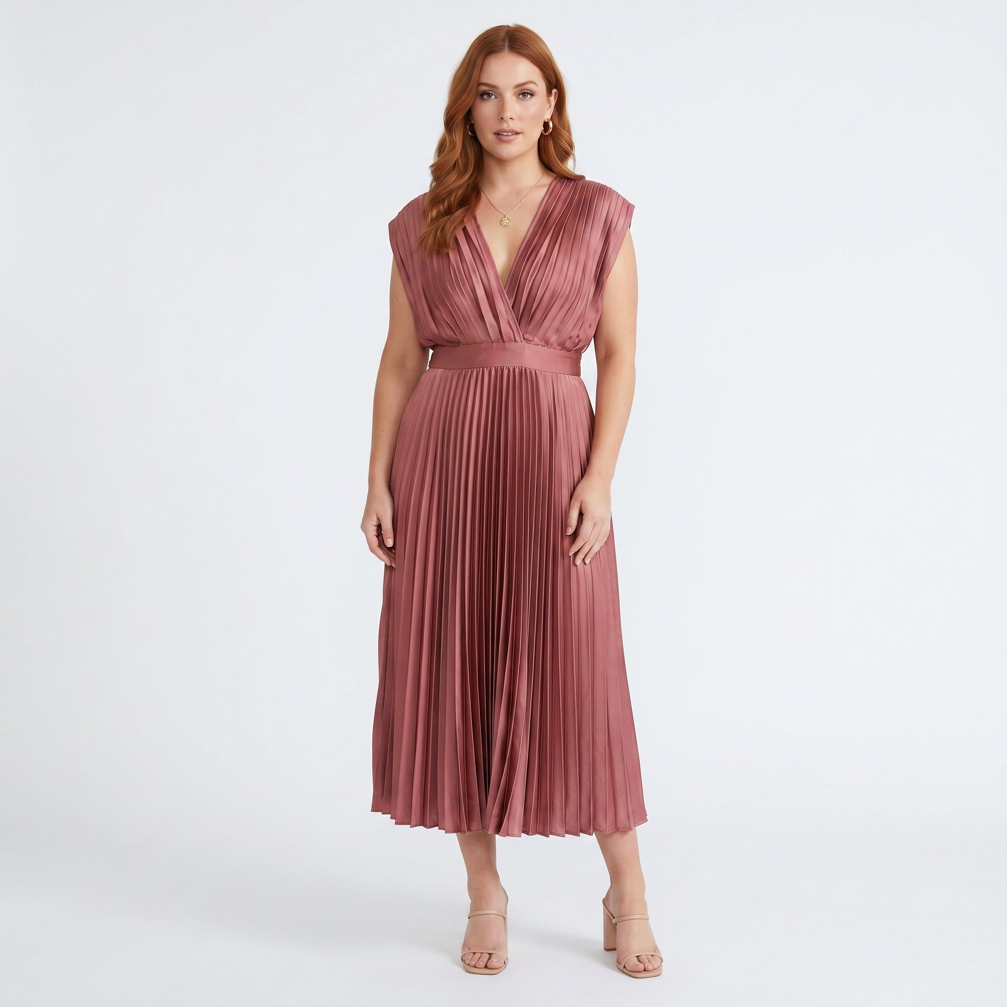 Eduarda - Vestido midi elegante