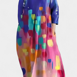 Ana - Vestido Fluido com Estampa
