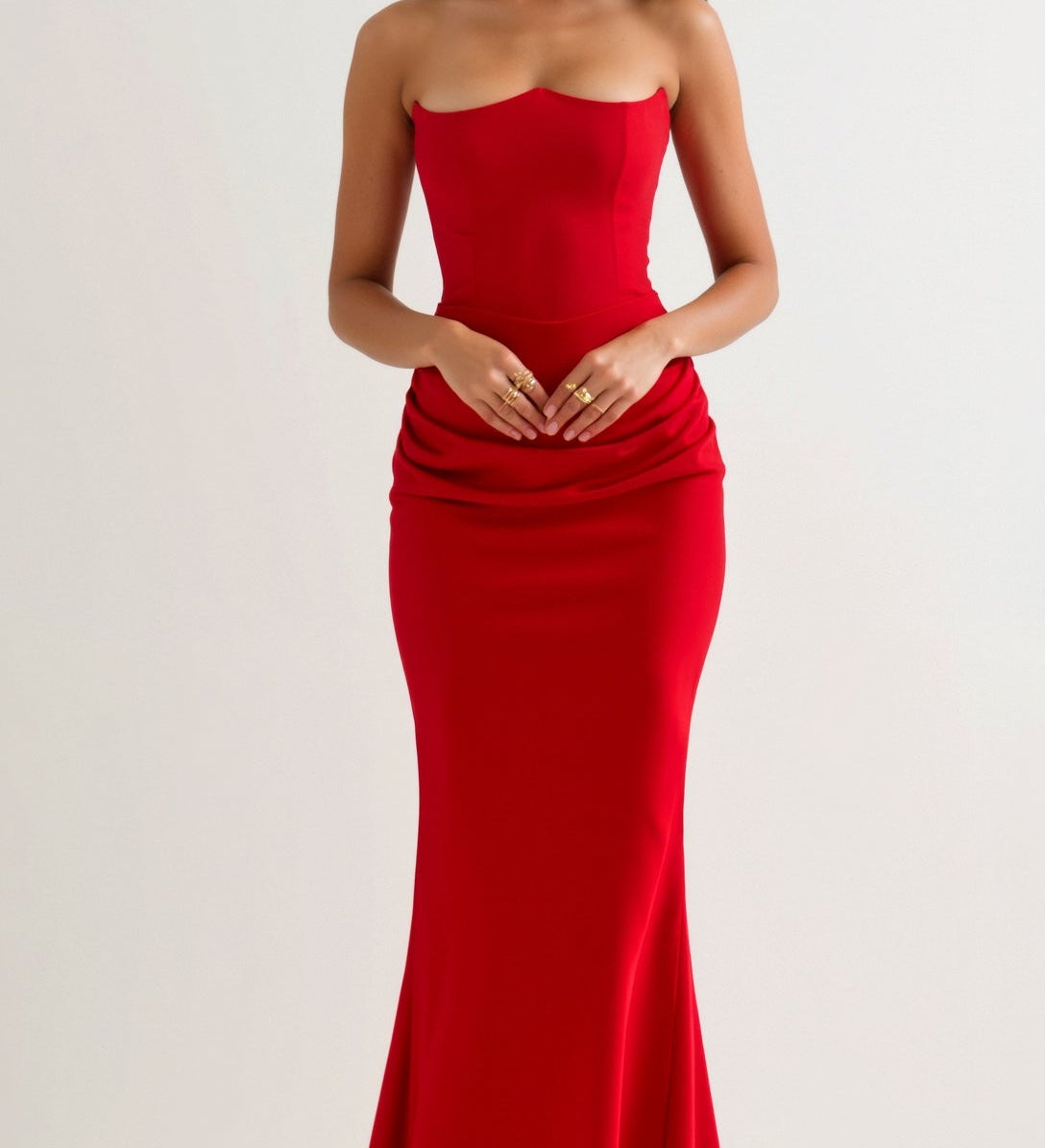 Esmeralda - Vestido comprido com corpete