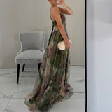 Margarida - Vestido Maxi Com Estampado Floral