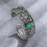 Pulseira Vintage com Pedra Turquesa