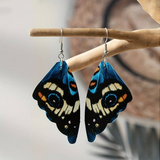 Brincos Vintage de Asas de Borboleta Exótica