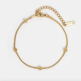 Pulseira decorativa dourada Luna