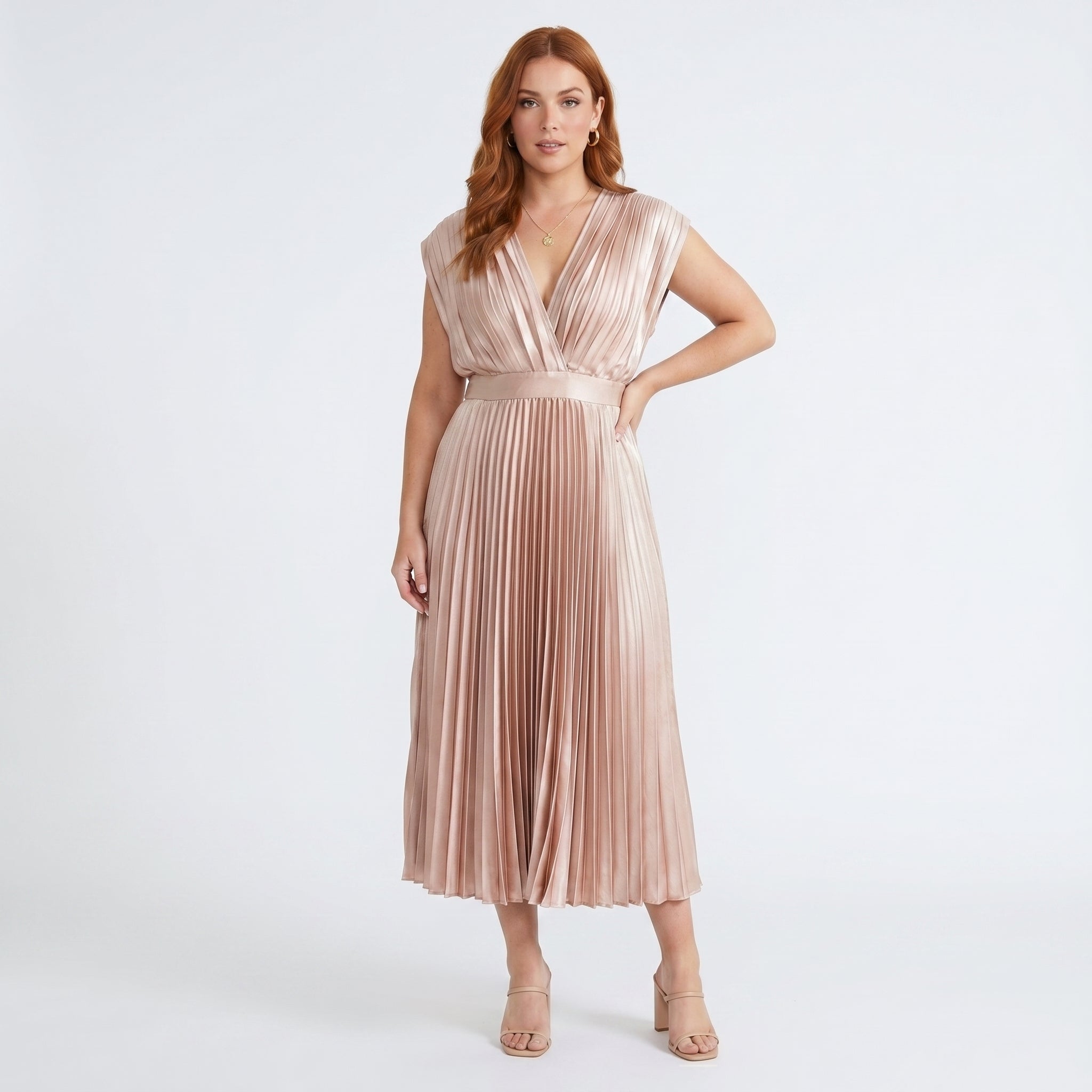 Eduarda - Vestido midi elegante