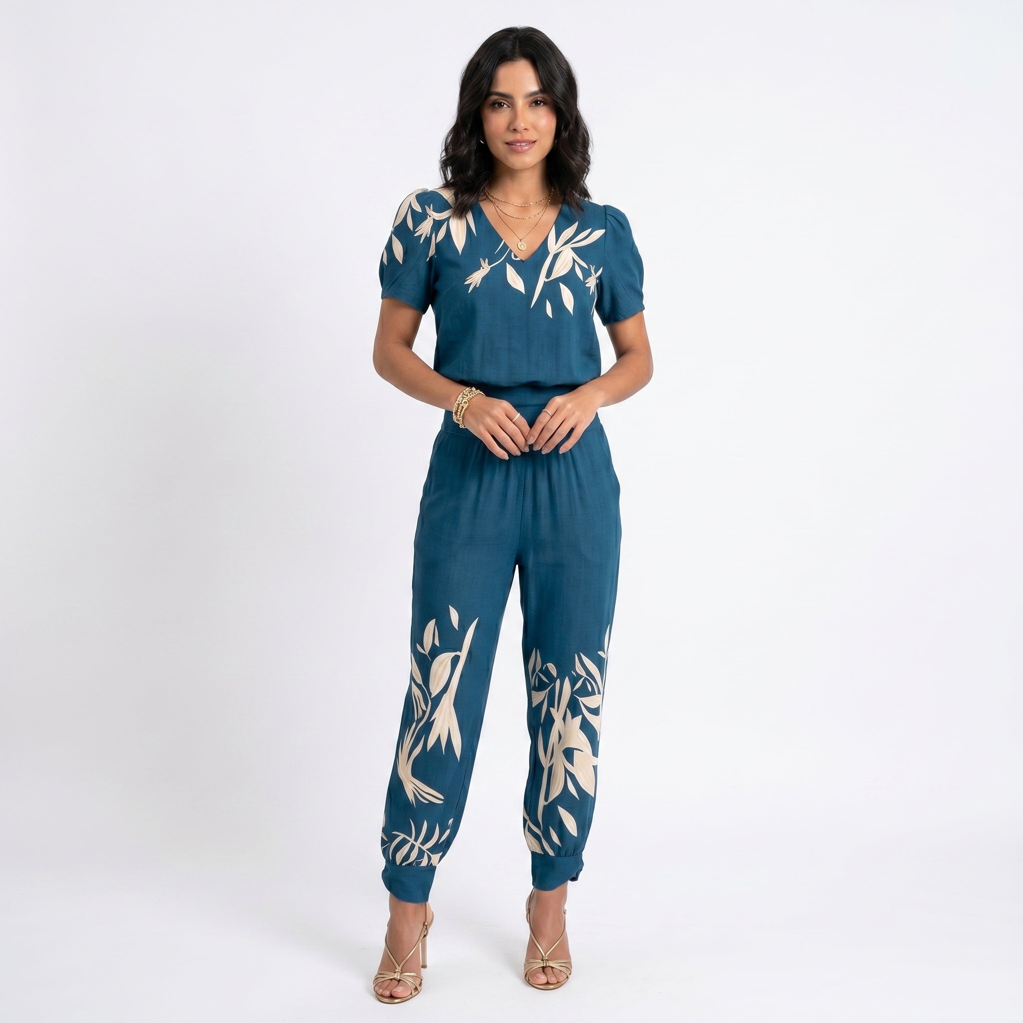 Margarida - Macacão elegante para senhora