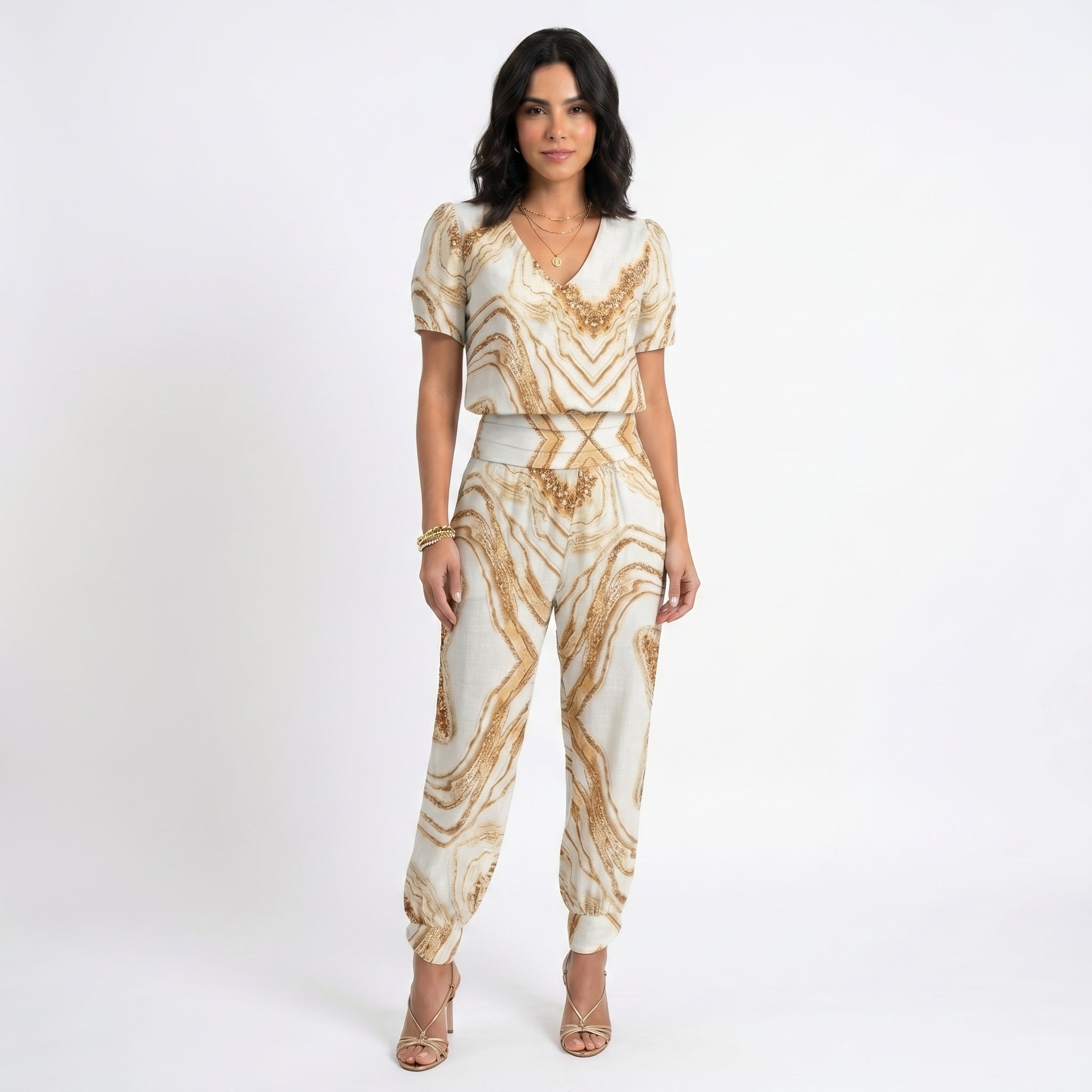 Margarida - Macacão elegante para senhora