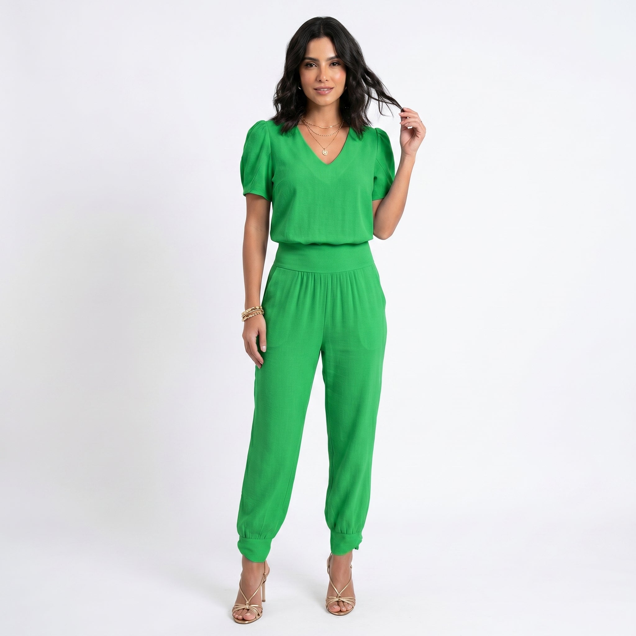 Margarida - Macacão elegante para senhora