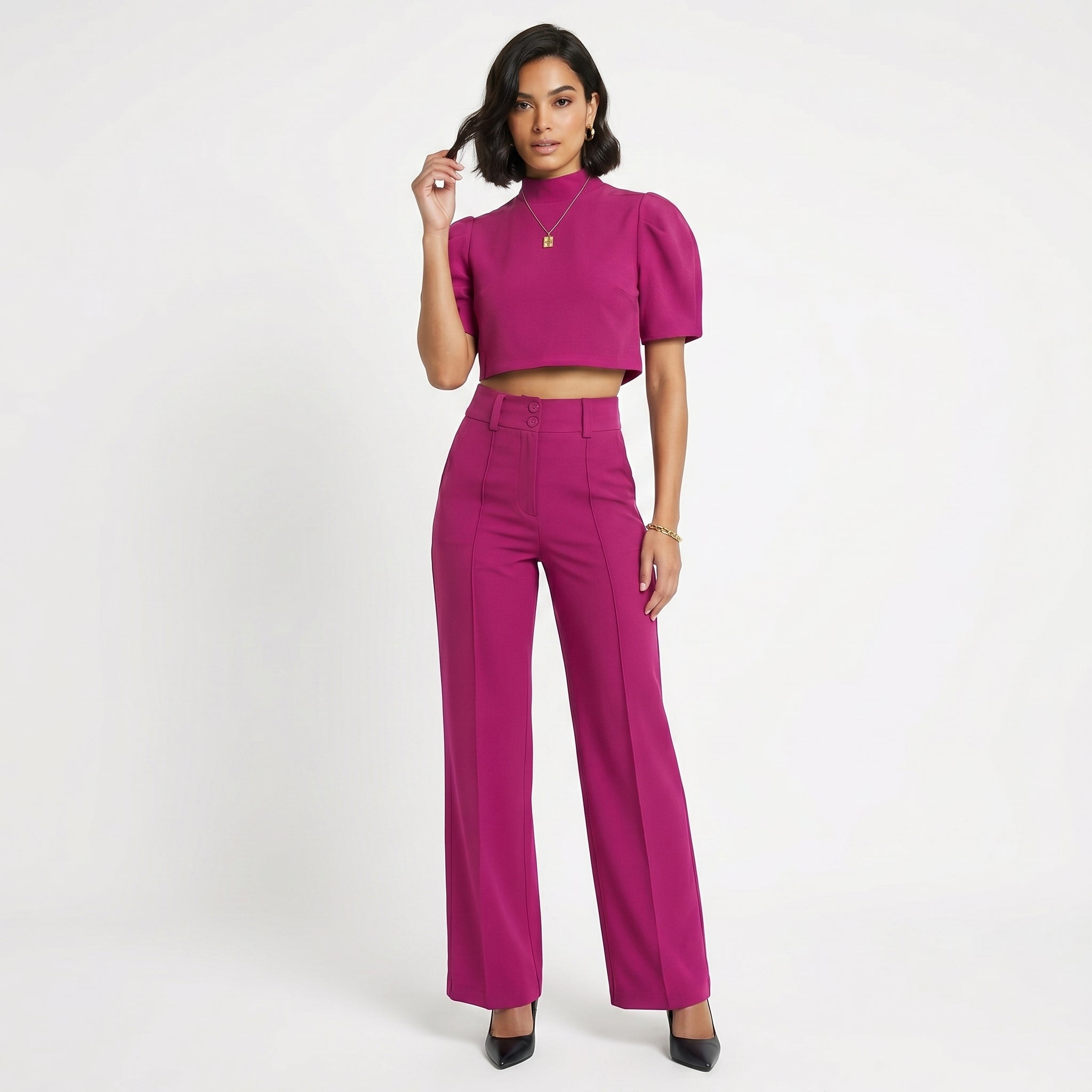 Cristina - Conjunto Elegante de Duas Peças