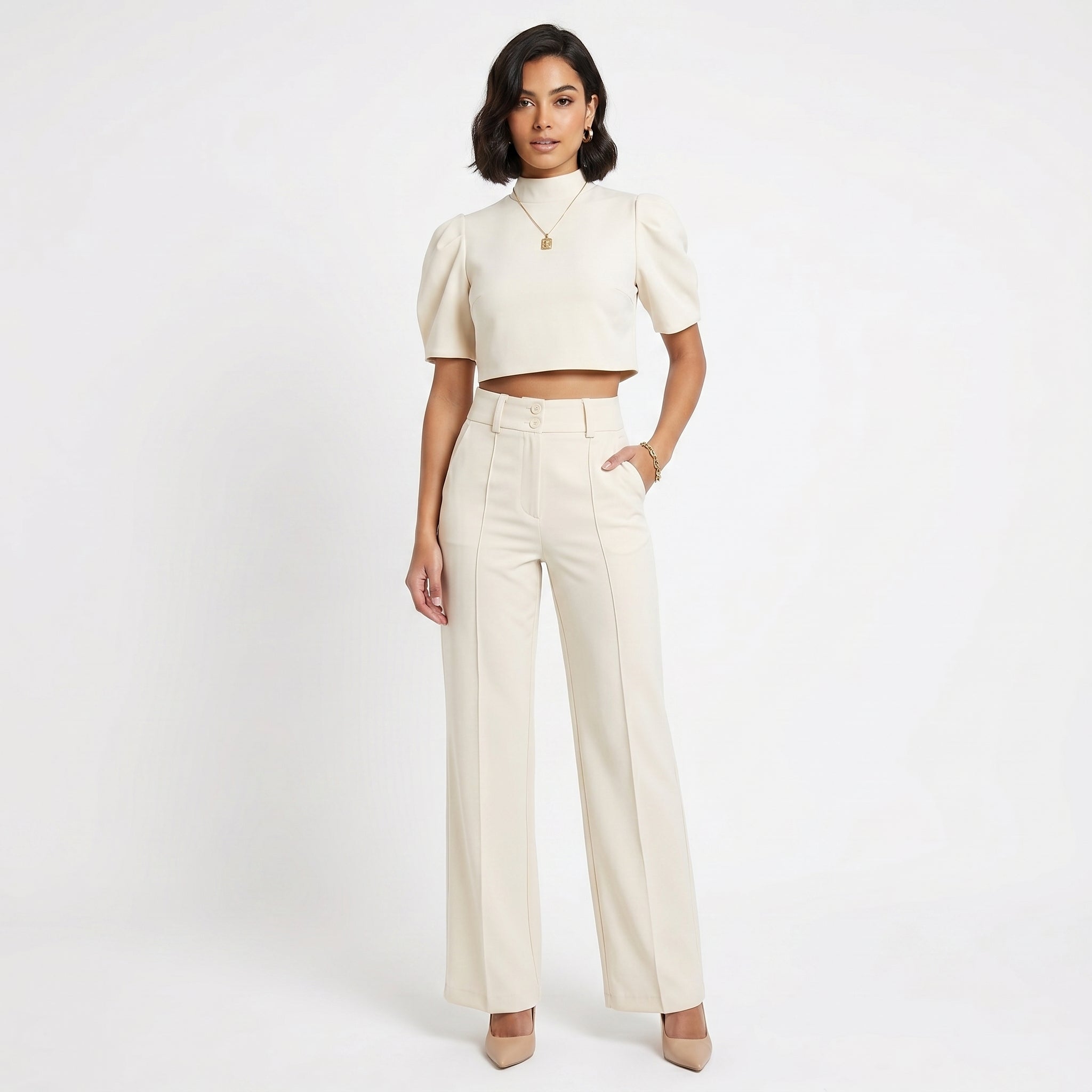 Cristina - Conjunto Elegante de Duas Peças
