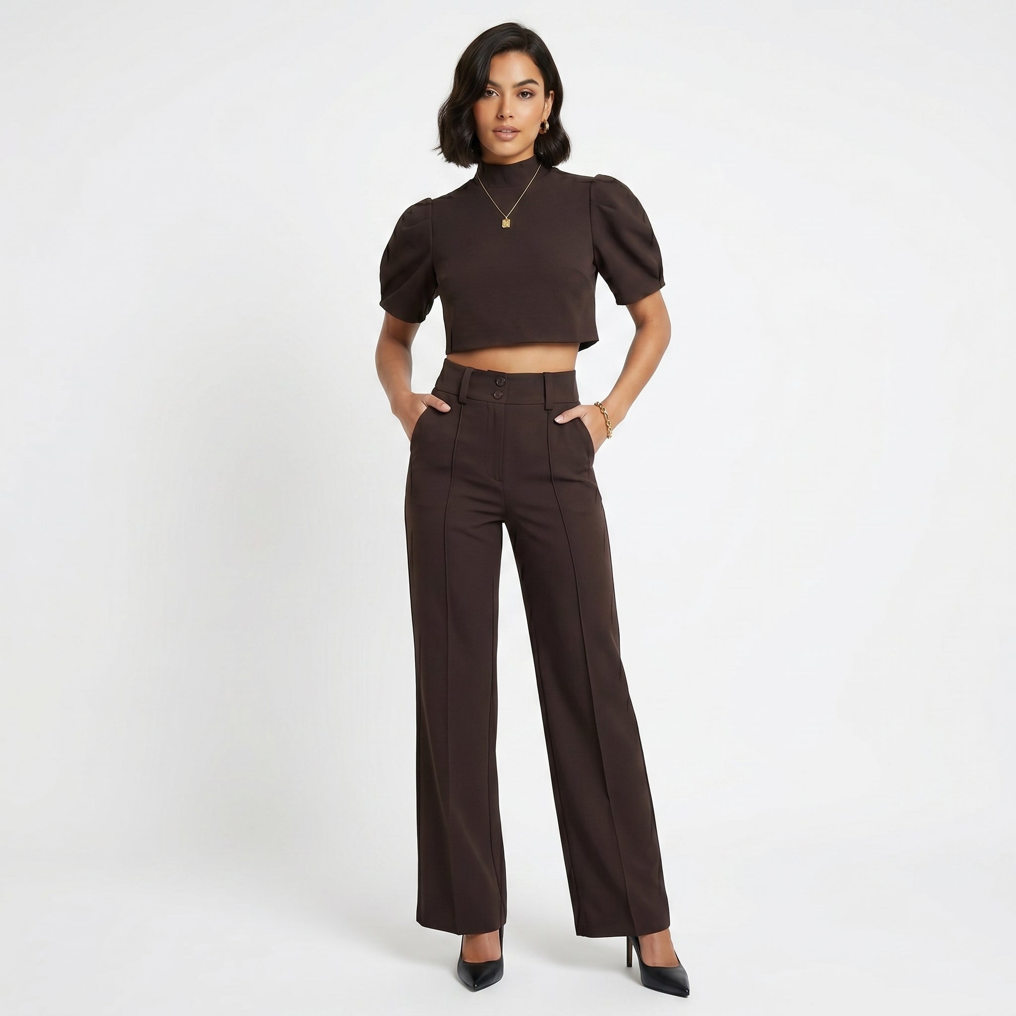 Cristina - Conjunto Elegante de Duas Peças
