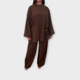 Ingrid - Conjunto Plus Size Acanalado